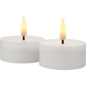 Sille LED Fyrfadslys, Ø4 cm, Hvid