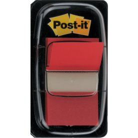 Post-it flikar, röd, 25 x 43 mm
