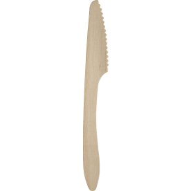 Kniv i björkträ | Premium | 19,4 cm | 100 st