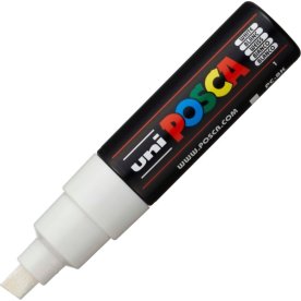 Posca Marker | PC-8K | B | 8 mm | White