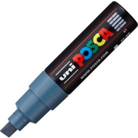 Posca Marker | PC-8K | B | 8 mm | Skiffergrå