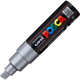 Posca Marker | PC-8K | B | 8 mm | Silver