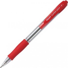 Pilot Super Grip kulspetspenna, fine, röd