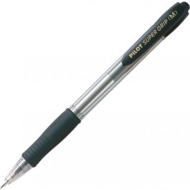 Pilot Super Grip kulspetspenna, medium, svart