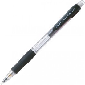 Pilot Super Grip stiftpenna, H185, 0,5 mm, svart