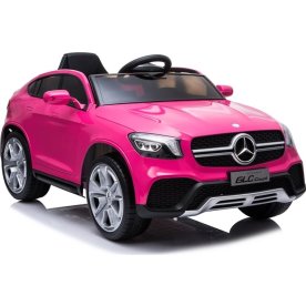 Eldriven Mercedes GLC Coupe barnbil, 12V, neonrosa