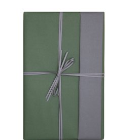 Presentpapper | Dubbelt | Duo Green | 95cm x 50m