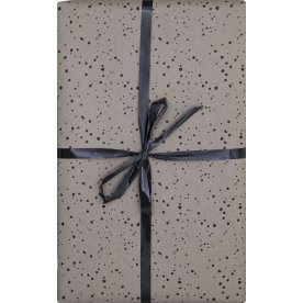 Presentpapper | Mini Dots Black | 57cm x 120m