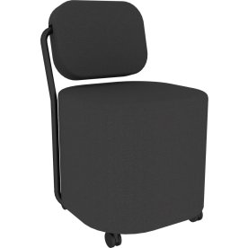 IQSeat loungestol med rygg som bord, svart