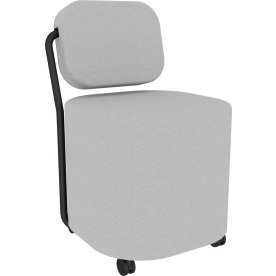 IQSeat loungestol med rygg som bord, grå