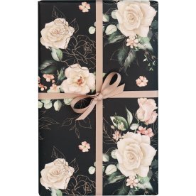 Presentpapper | Rose Black | 57cm x 150m