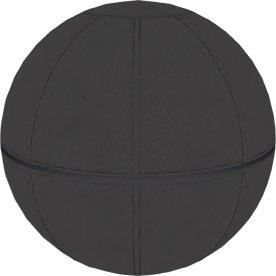 Office Ballz balansboll Ø55 cm, svart/svart