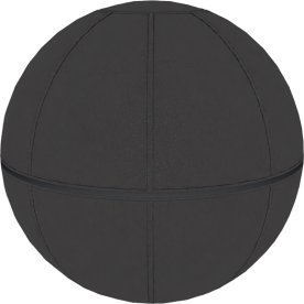 Office Ballz balansboll Ø65 cm, svart/svart