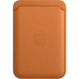 Apple iPhone korthållare i läder m. MagSafe, brun