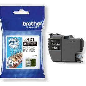 Brother LC421BK bläckpatron, svart