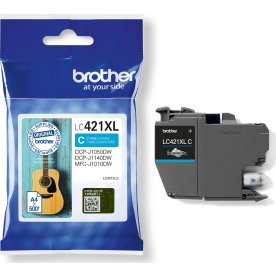Brother LC421XLC bläckpatron, cyan