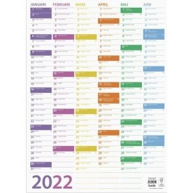 Väggblads Kalender Trend