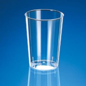 Plastglas klar, H 6 cm, 7 cl