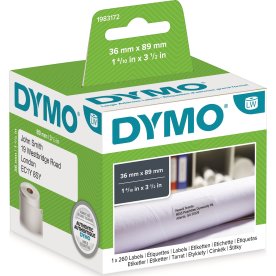 Dymo LabelWriter adressetikett 89x36 mm