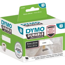 Dymo LabelWriter Durable streckkodsetikett 19x64mm