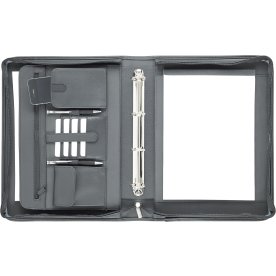 EuroStyle dokumentmapp, A4, svart, med handtag