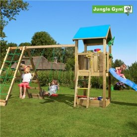 Jungle Gym Castle 2.1 lektorn med klättermodul