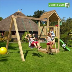 Jungle Gym Club 2.1 lektorn med gungor+rutschkana