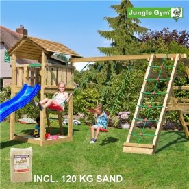 Jungle Gym Cottage lektorn m. rutschkana/klättring
