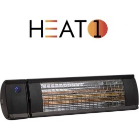 HEAT1 terrassvärmare eco high-line 2000 W, Svart