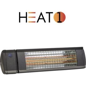 HEAT1 terrassvärmare eco high-line 2000 W, Grå