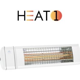HEAT1 terrassvärmare eco high-line 2000 W, Vit