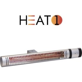 HEAT1 eco high-line 2000 W, Slimline, Titangrå