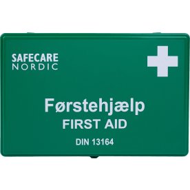 Första hjälpen-låda med innehåll