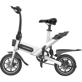 Elcykel, GoRunner Mini, Fällbar, Vit
