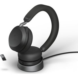 Jabra Evolve2 75 UC USB-A Headset med ställ