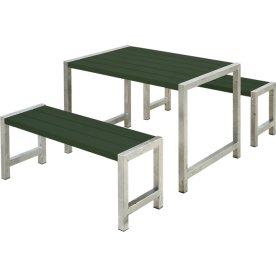 Plus Cafe Plankset L. 127 cm, Grön