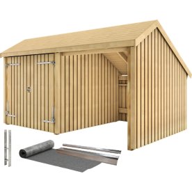 Plus Multi förråd, 2 moduler, Dubbeldörr