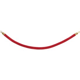 Rep för avspärrningsstolpe i guld Röd