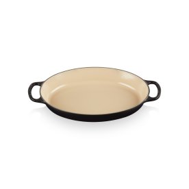 Le Creuset Signatur oval skål 32 cm, matt svart