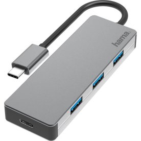 HAMA Hub USB-C 4x portar 10 Gbit/s