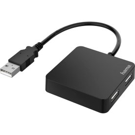 HAMA Hub USB-A 2.0 4x portar