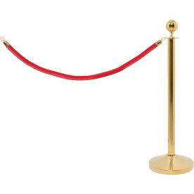 Avspärrningsset Lux Rött rep Förlängning Guld