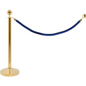 Avspärrningsset Lux Blått rep Väggset Guld