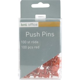 Office Push Pins kartnålar | Röda | 100 st.