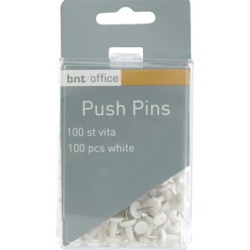 Office Push Pins kartnålar | Vita | 100 st.