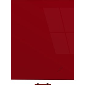 Glastavla Vanerum Bright 90 x 120 cm röd