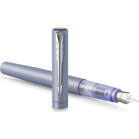 Parker Vector XL Metallic Silver-Blue Reservoar, M
