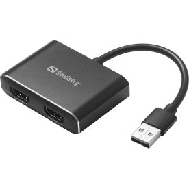 Sandberg USB till 2 x HDMI Link-adapter