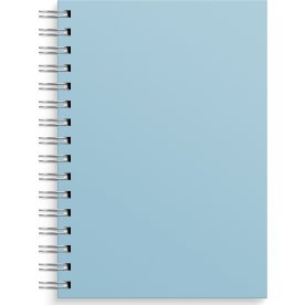 Burde anteckningsbok | Spiralrygg | A5 | Blå