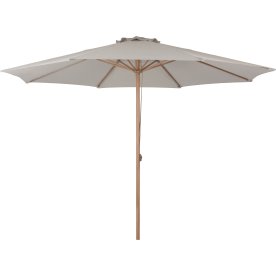 Frank parasoll med snöre Ø3,5m, teak/natur